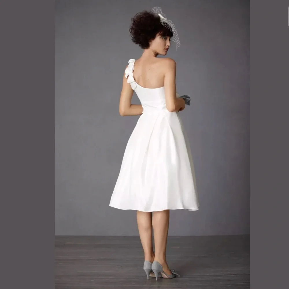 NWOT - BHLDN Anthropologie Afternoon Social Wedding Dress Size 4 - Picture 2 of 12